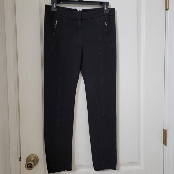 BCBGMaxAzria Size M Washed Black Stretch Leggings / Pants - Picture 2 of 15